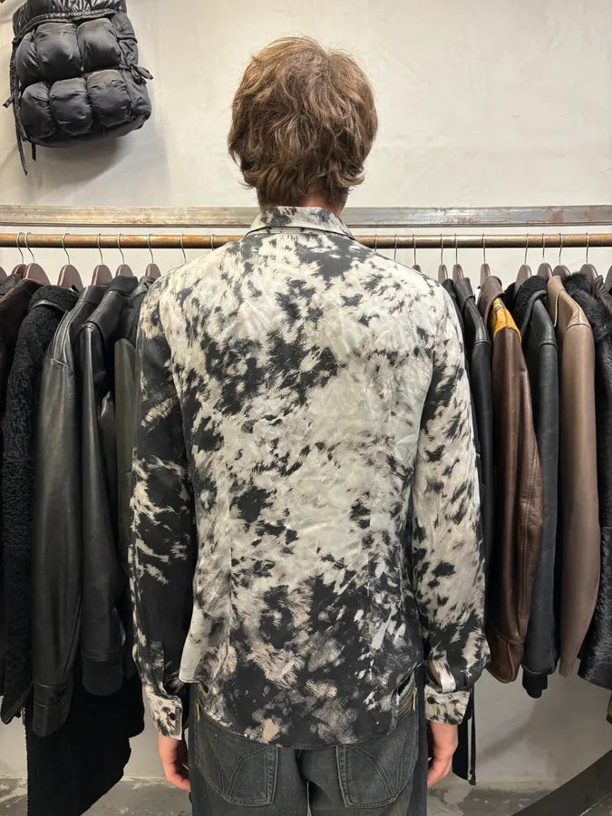 Cavalli Black Obscur Cow Fur Shirt (S) RBtaSOp 2
