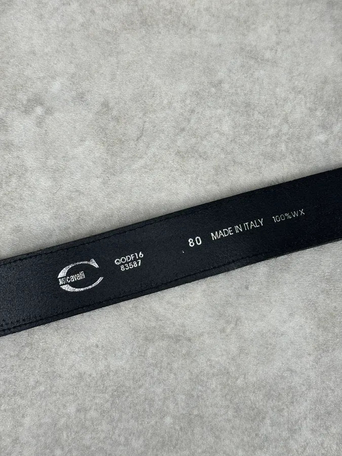 2000s Cavalli Black Pony Hair Belt MkcjGZz 5