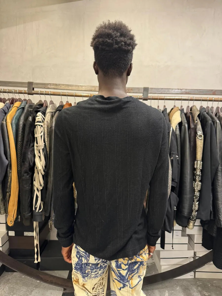 Cavalli Black V Neck Sweater NxaBHeO 2