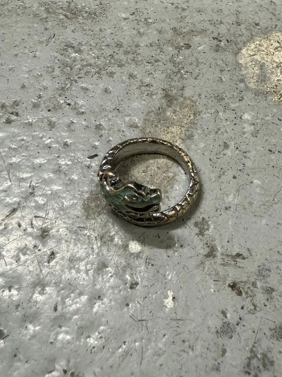 Cavalli Blue Asian Dragon Metal Ring gUyUnUl 5