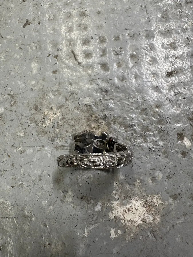 Cavalli Blue Asian Dragon Metal Ring (OS) ZJUFRRg 5