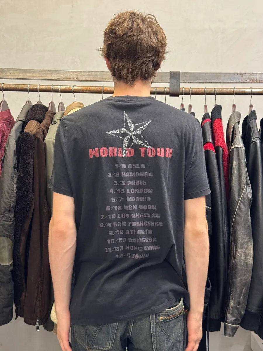 Cavalli Cheetah Leopard Guitar Black World Tour T-Shirt kSJQKtK 2