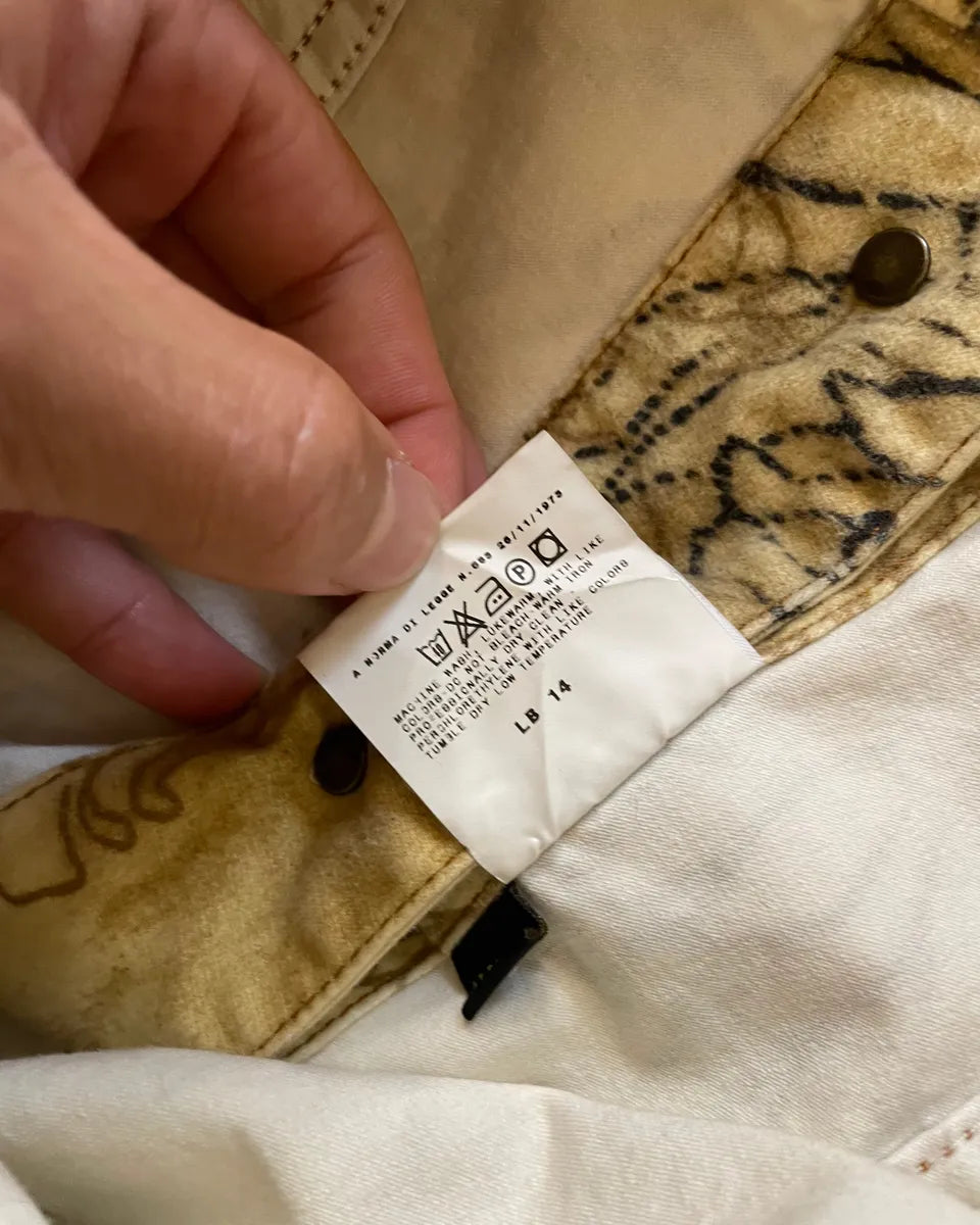 Cavalli Chinese Ink Flowers Cropped Jacket FfdTPpc 6