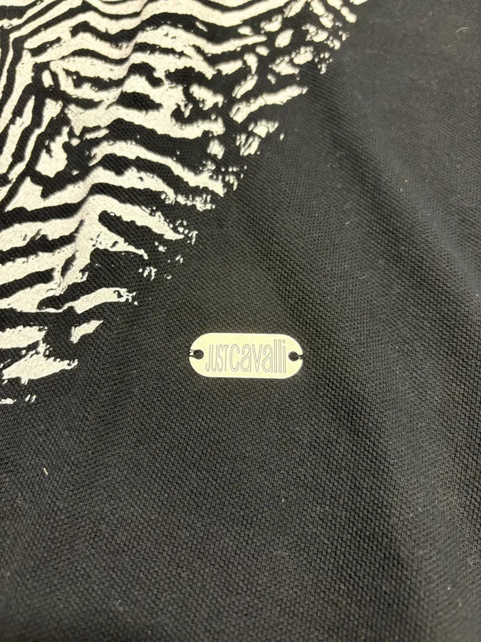 Cavalli DNA Finger Print Black & White Tank Top mgkNCHy 6