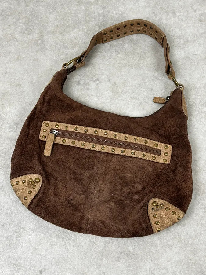 Cavalli Fur Pockets Brown Leather Bag HZiyRxl 4