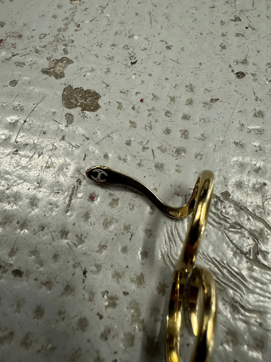 Cavalli Gold Snake 2 Fingers Rings Zidonem 6