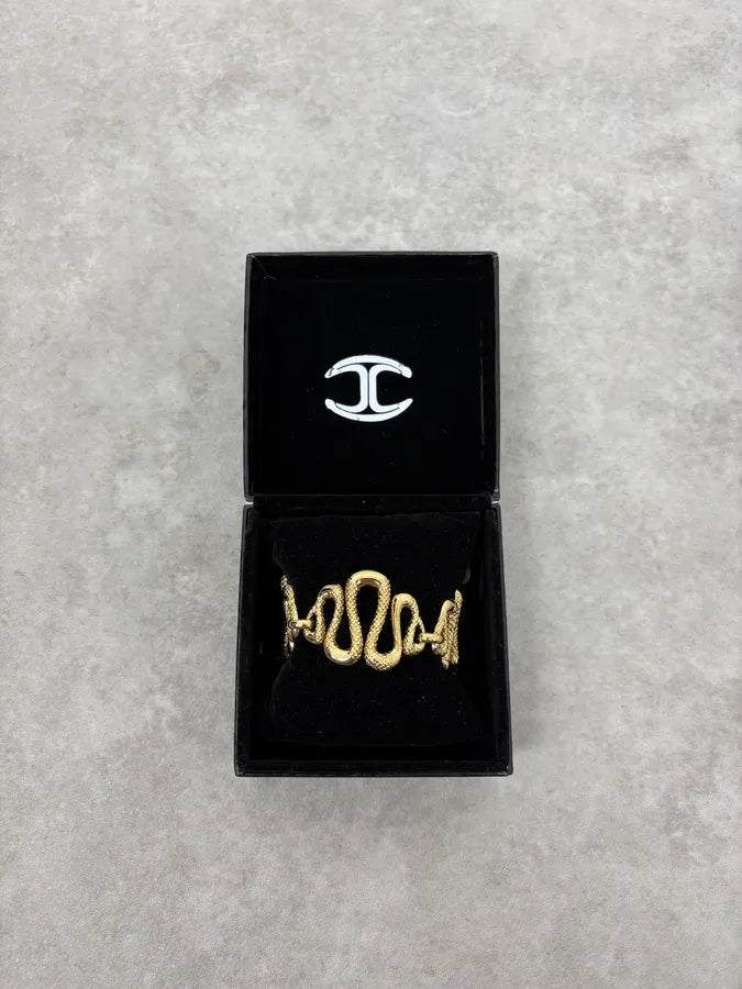 Cavalli Gold Snake Avant-Garde Bracelet xFqoNir 4