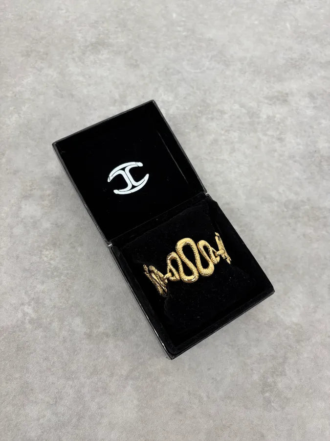 Cavalli Gold Snake Avant-Garde Bracelet xFqoNir 5