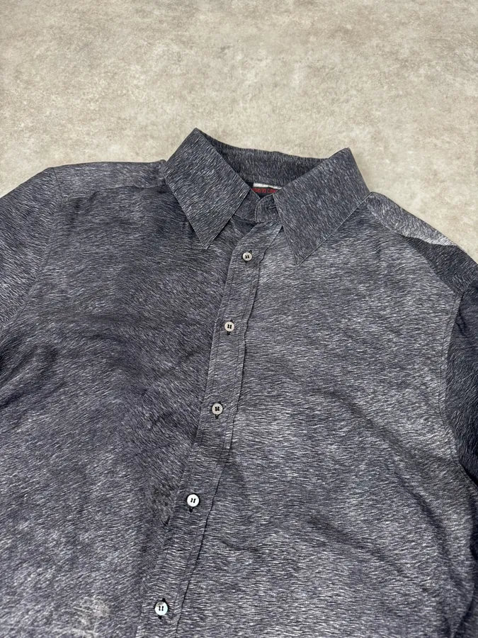 2000s Roberto Cavalli Grey Abstract Shirt  ijSFSYQ 4