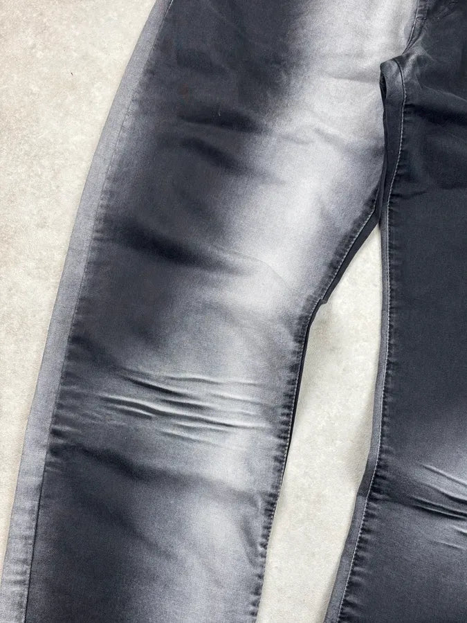 2000s Cavalli Gradient Black & Grey Pants DuNTerW 8