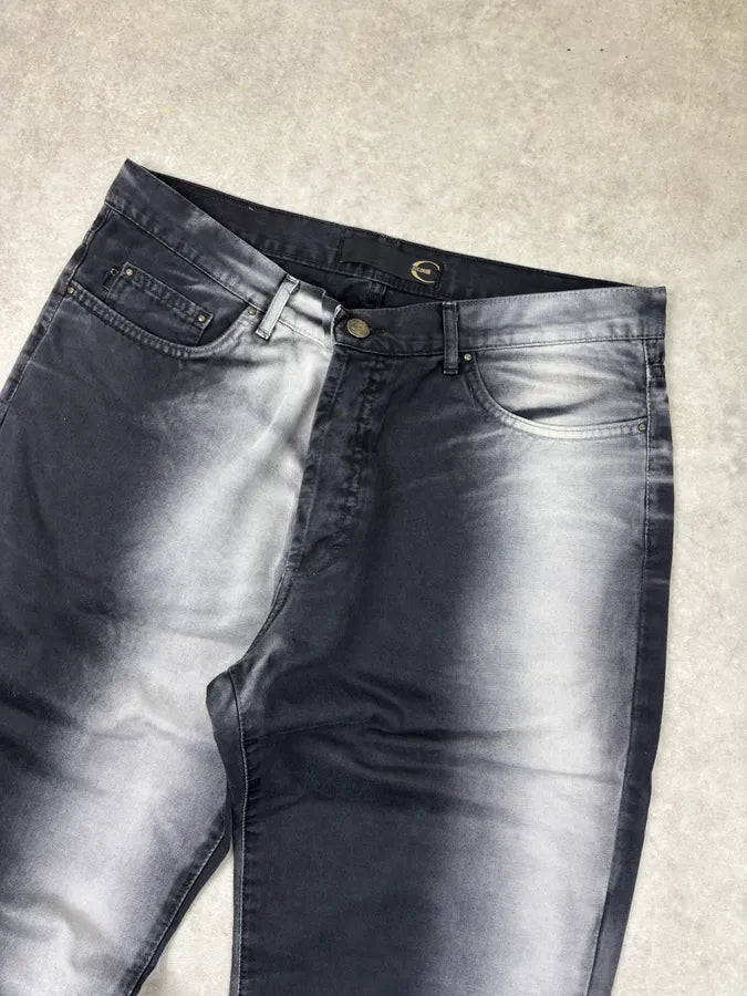 2000s Cavalli Gradient Black & Grey Pants DuNTerW 4