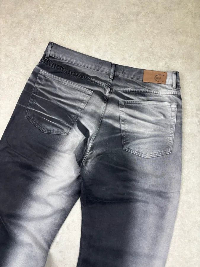 2000s Cavalli Gradient Black & Grey Pants DuNTerW 6