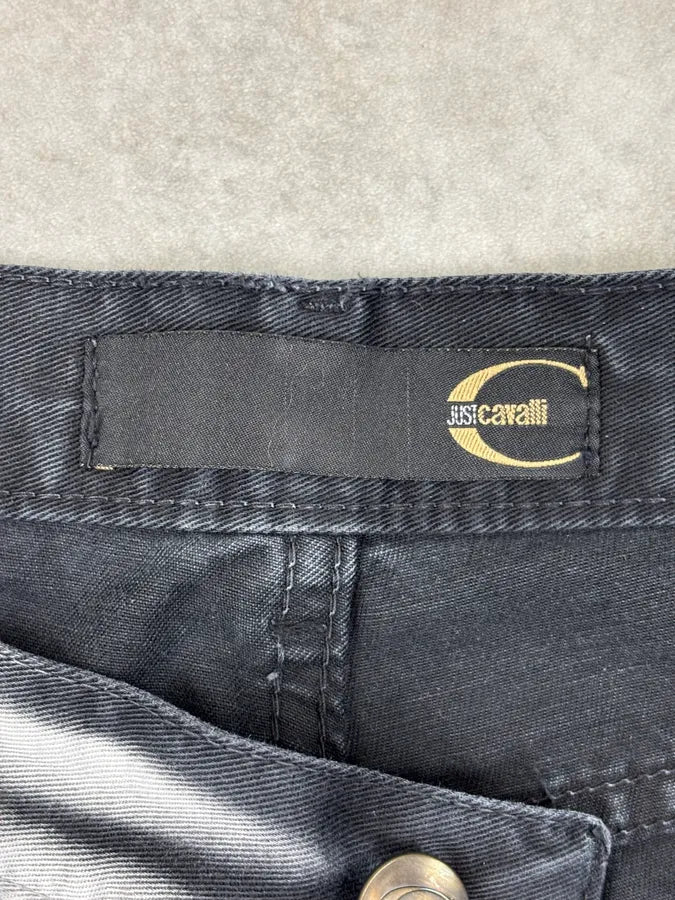 2000s Cavalli Gradient Black & Grey Pants DuNTerW 10
