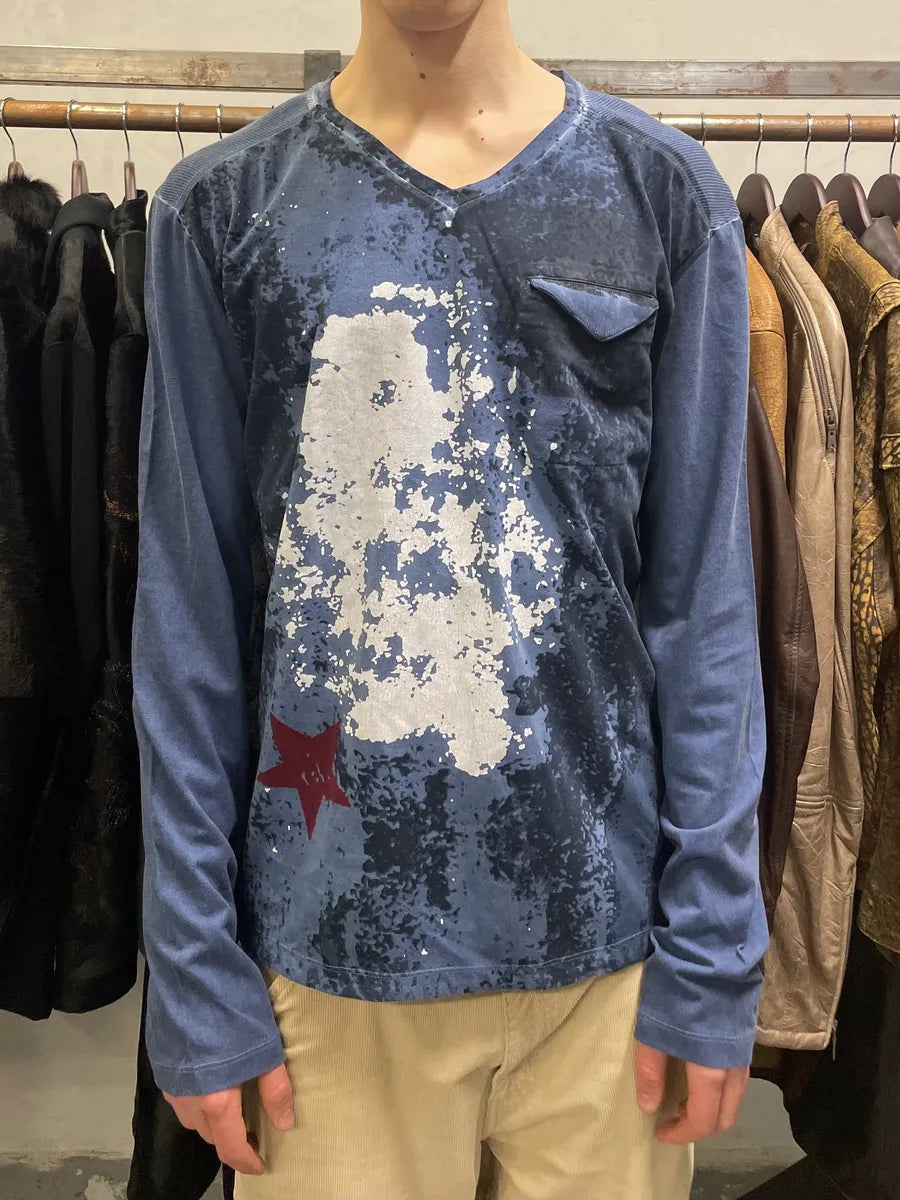 Cavalli Military Navy Camo Longsleeves (L/XL) ntvbDcp 1