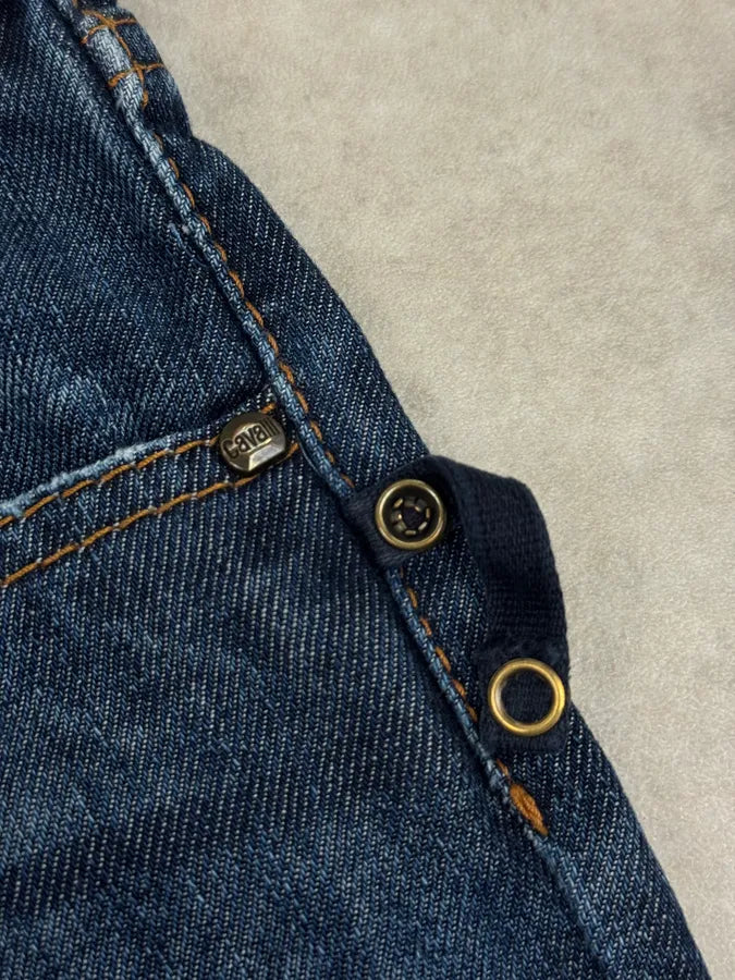 2010S Cavalli Navy Faded Storm Denim Jeans GfhJzZK 13