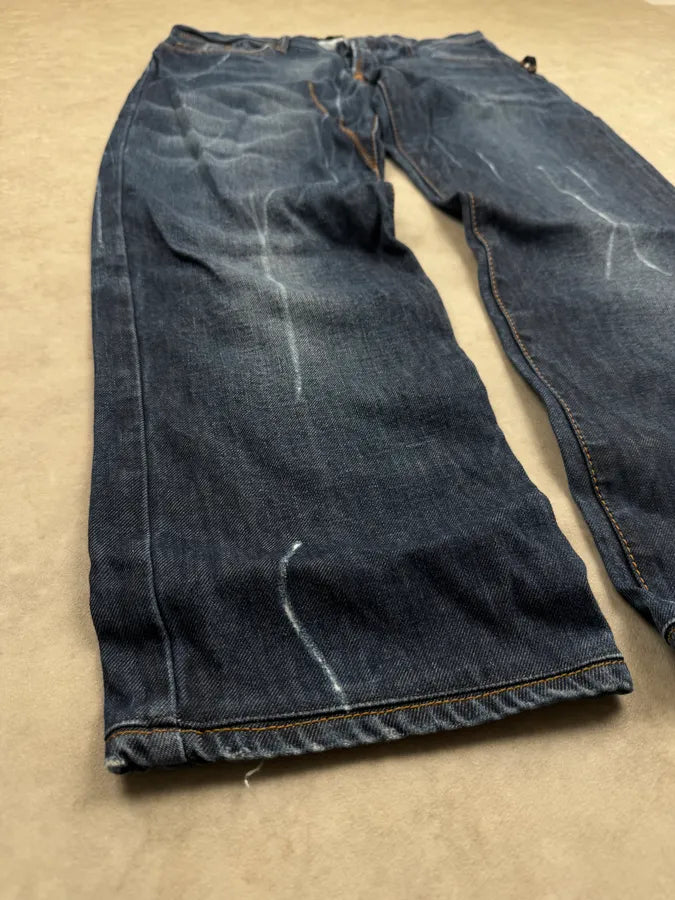2010S Cavalli Navy Faded Storm Denim Jeans GfhJzZK 5