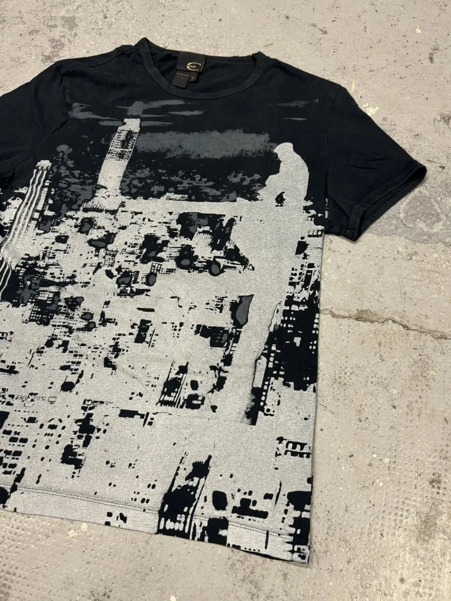 Cavalli Nightmare Citizen Black T-Shirt adRWLbo 2