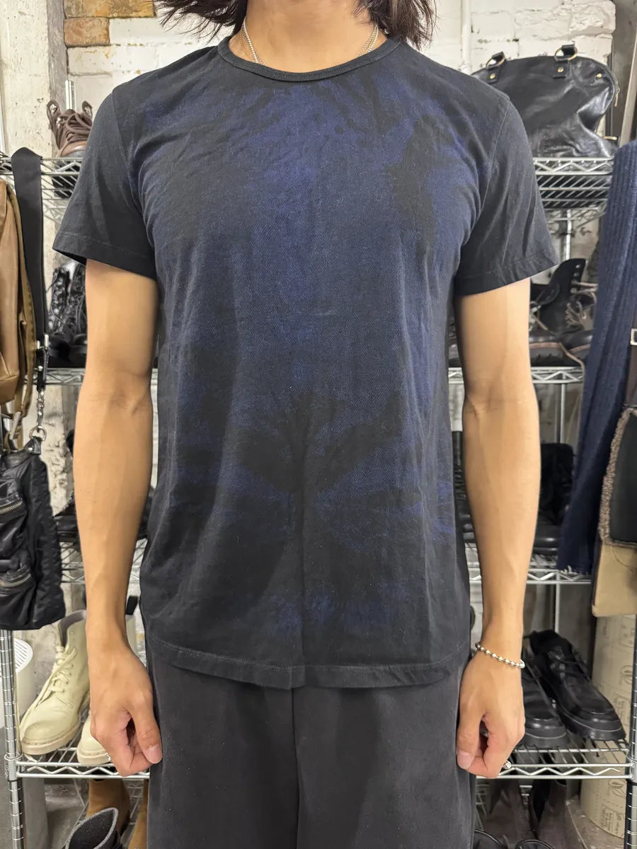 Cavalli Obscure Blue Tiger Black T-Shirt pcwneMb 2