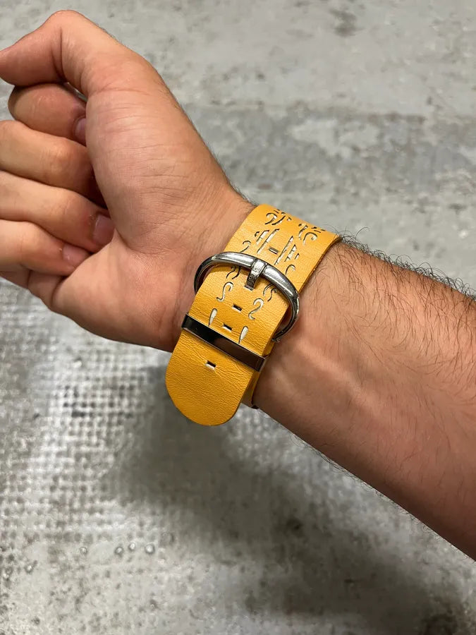 Cavalli Orange Leather Bracelet Watch (OS) coudwuY 3