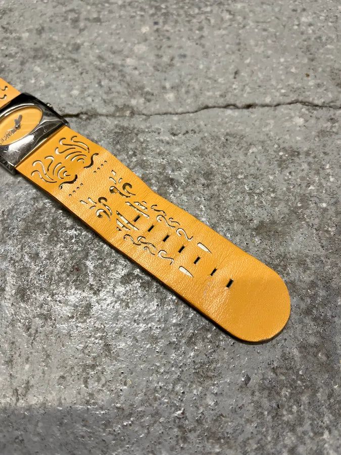 Cavalli Orange Leather Bracelet Watch (OS) coudwuY 5