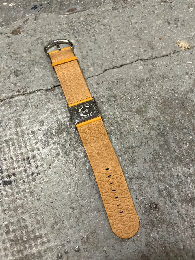 Cavalli Orange Leather Bracelet Watch (OS) coudwuY 6