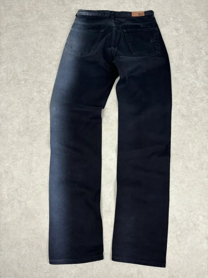 2000s Cavalli Archive Cat Navy Gradient Denim Jeans fcqFrGE 5