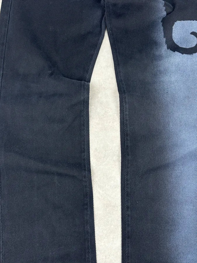 2000s Cavalli Archive Cat Navy Gradient Denim Jeans fcqFrGE 10