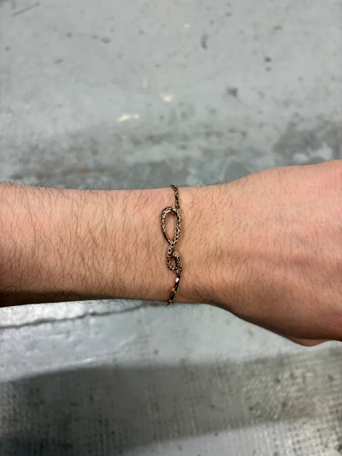 Cavalli Rose Gold Snake Charm Bracelet tHRgYUA 3