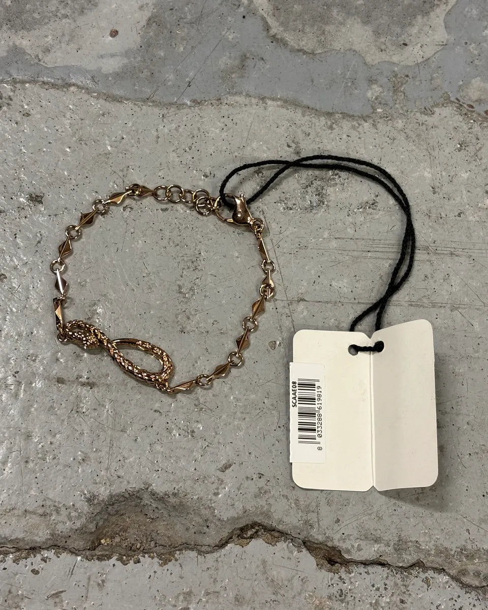 Cavalli Rose Gold Snake Charm Bracelet tHRgYUA 0