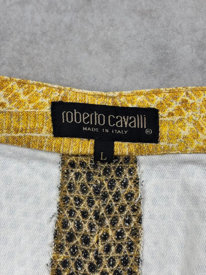 2000s Roberto Cavalli Python Bees Skirt PwaqzmM 10