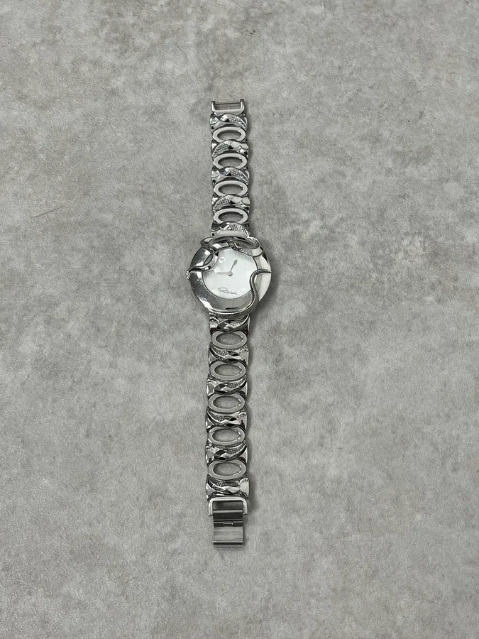 Cavalli Snake Armband Grey Steel Watch JcRCTIx 8