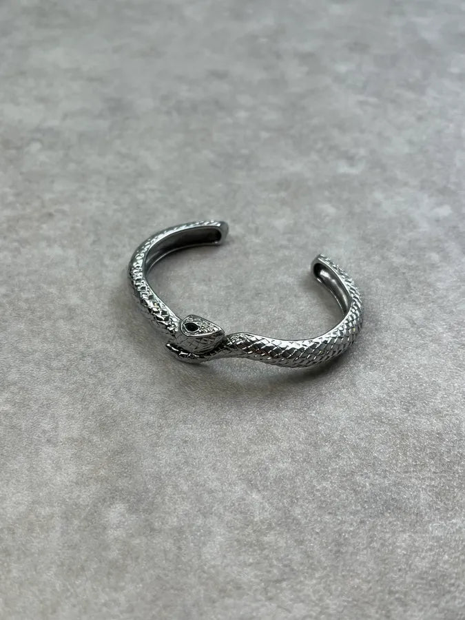 Cavalli Snake Grey Steel Bracelet rHhoGfF 1
