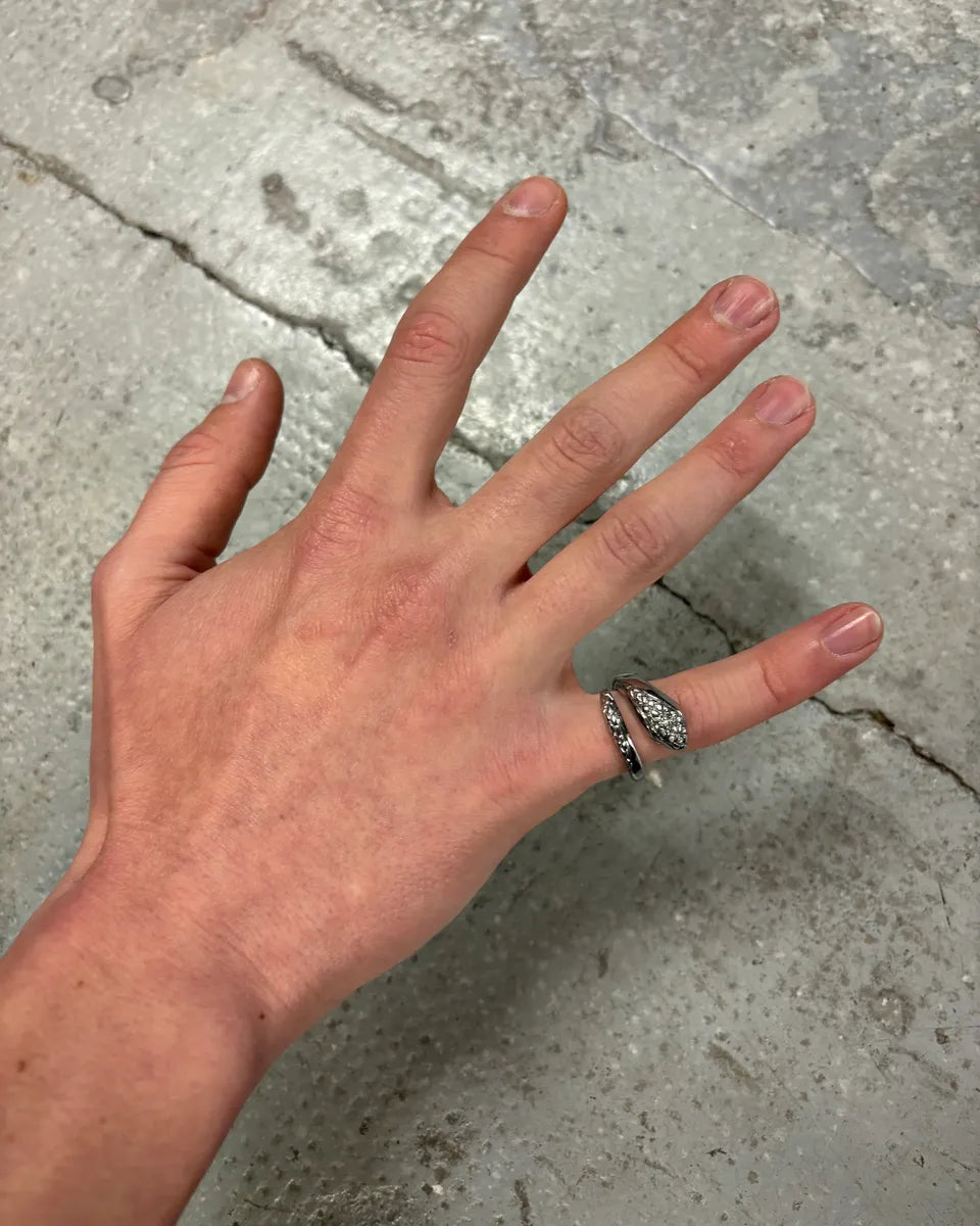 Cavalli Snake Ornament Metal Ring (OS) mAmjRtF 1