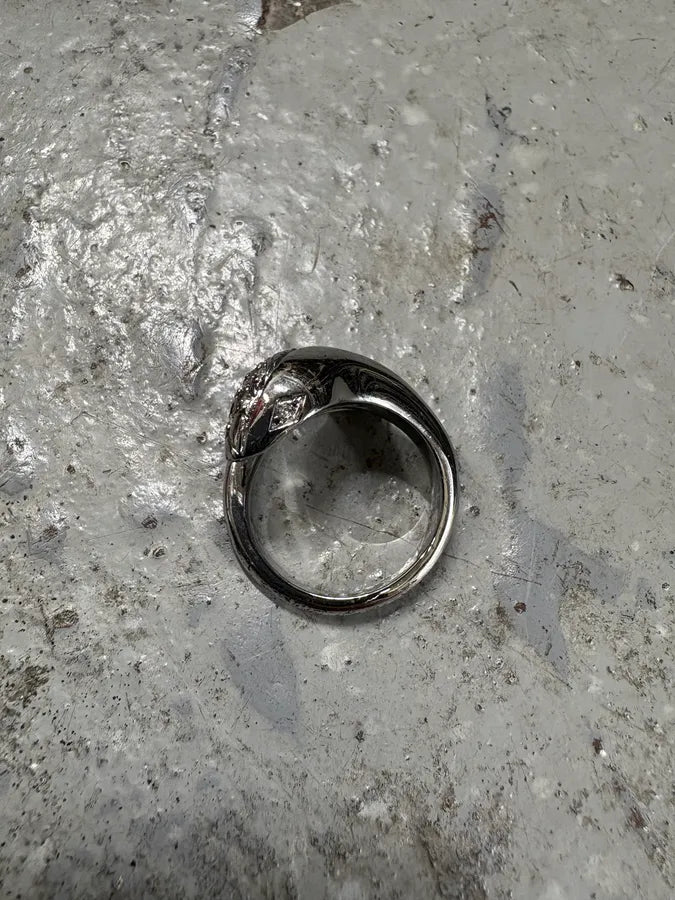 Cavalli Snake Ornament Metal Ring (OS) mAmjRtF 5