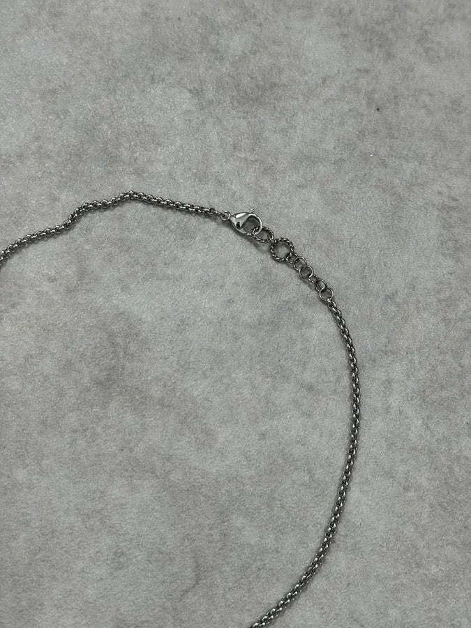 Cavalli Steel Snake Necklace NSekqvb 3