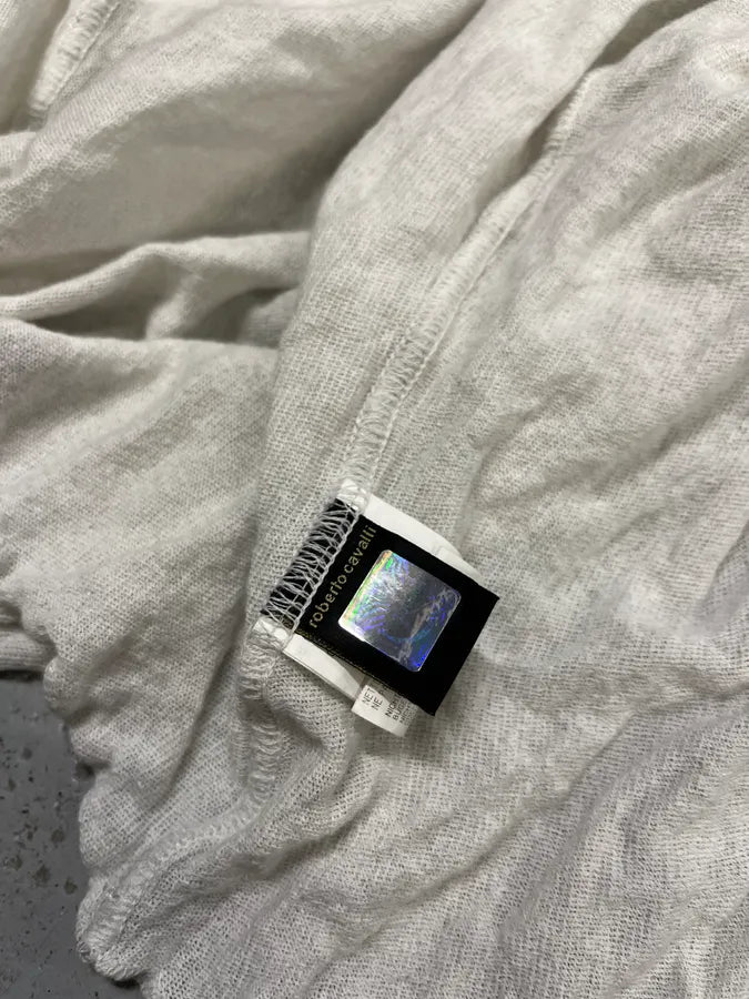 Cavalli White Mesh Cardigan Top Idbyqkm 4