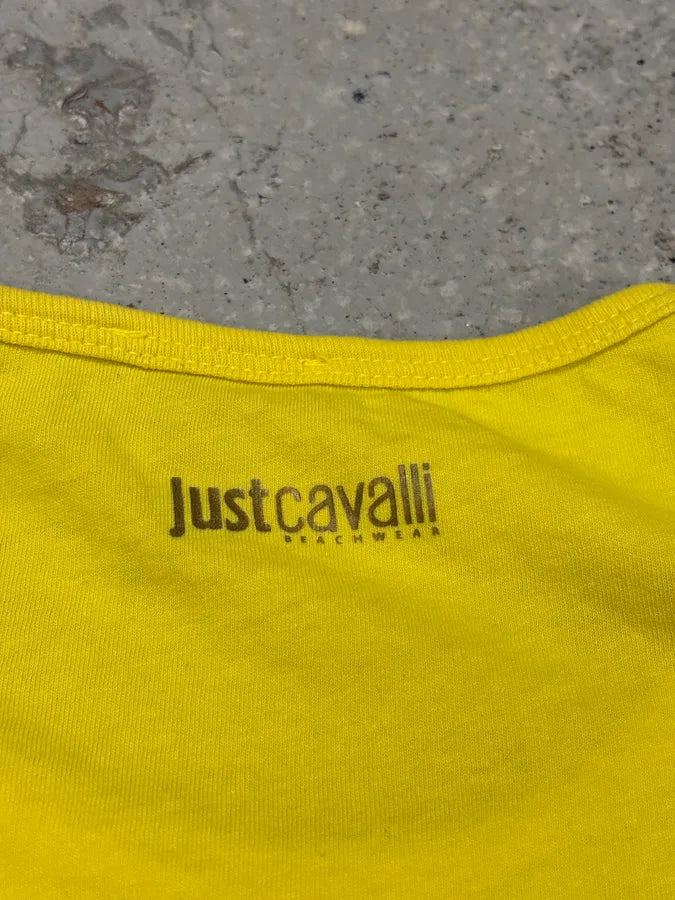 Cavalli Yellow Tiger T-Shirt qbuAmLK 6