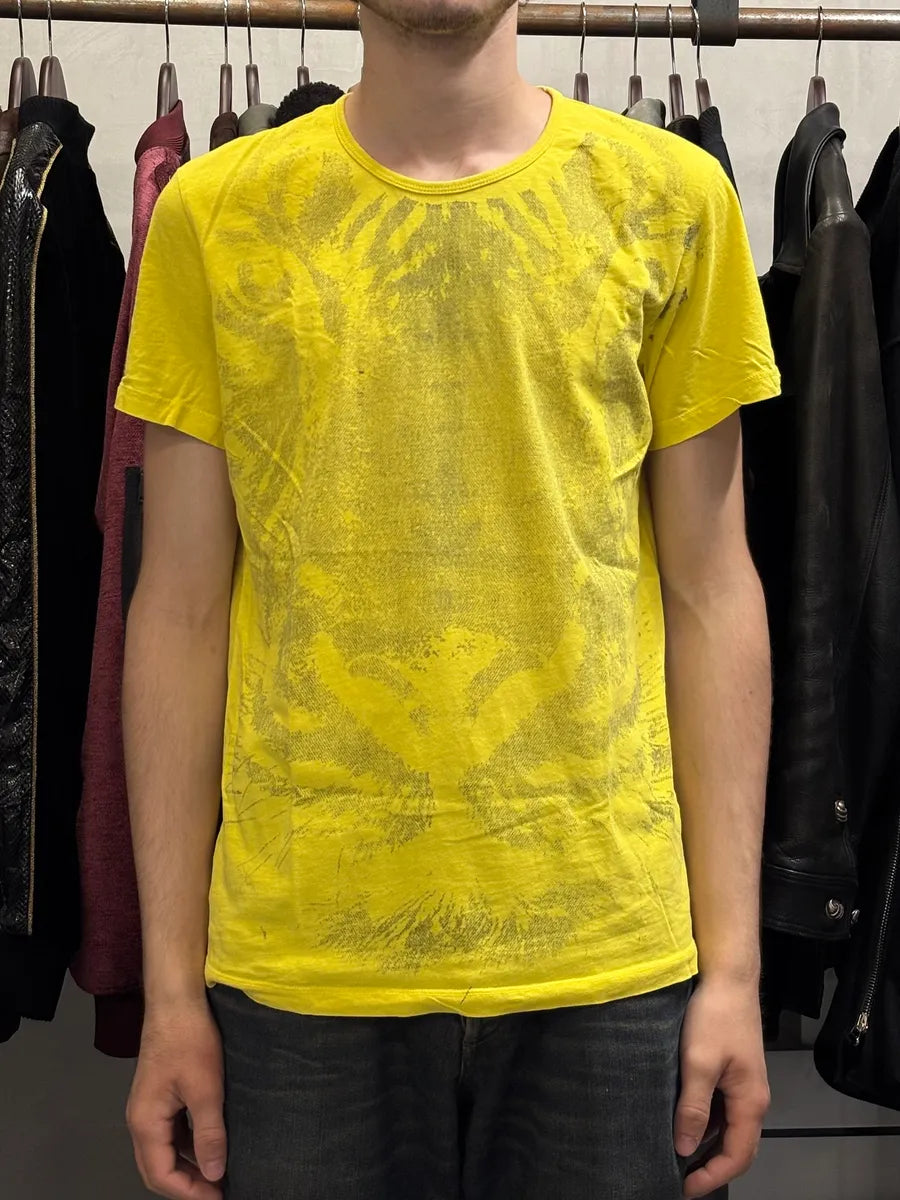 Cavalli Yellow Tiger T-Shirt qbuAmLK 1