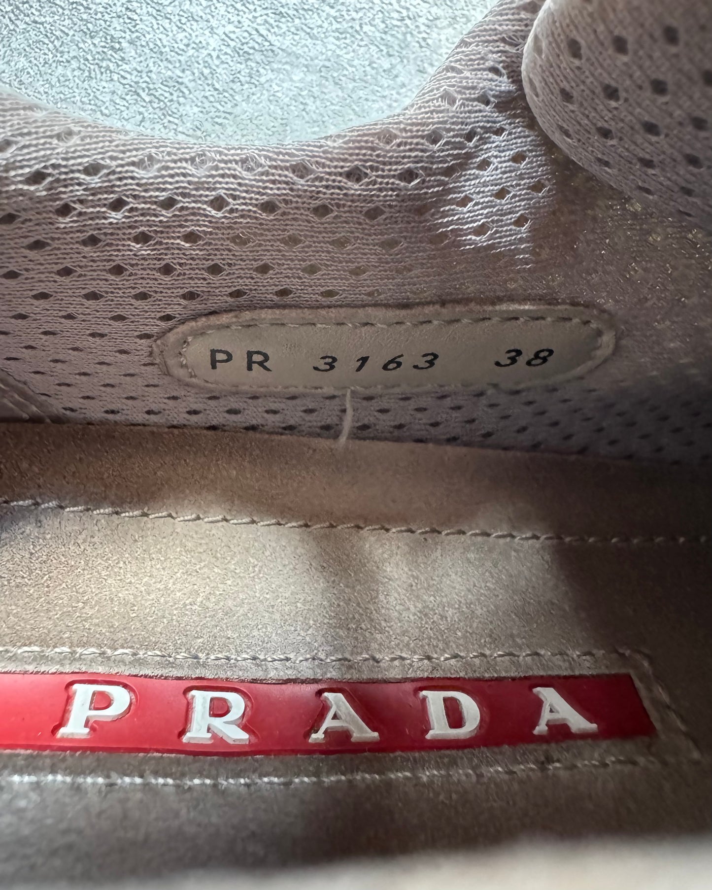 Prada America's Cup Navy Satin Shoes (39) - 8