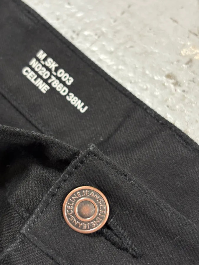 Celine Black Slim Denim Jeans bmFYfQR 5