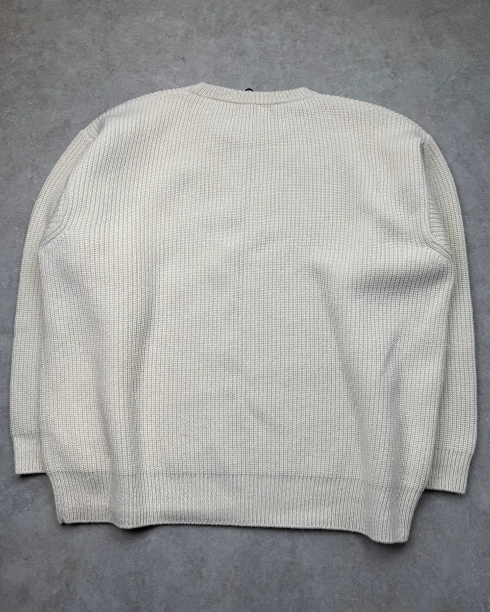 Celine Creamy Beige Wool Sweater PGNbTsS 8