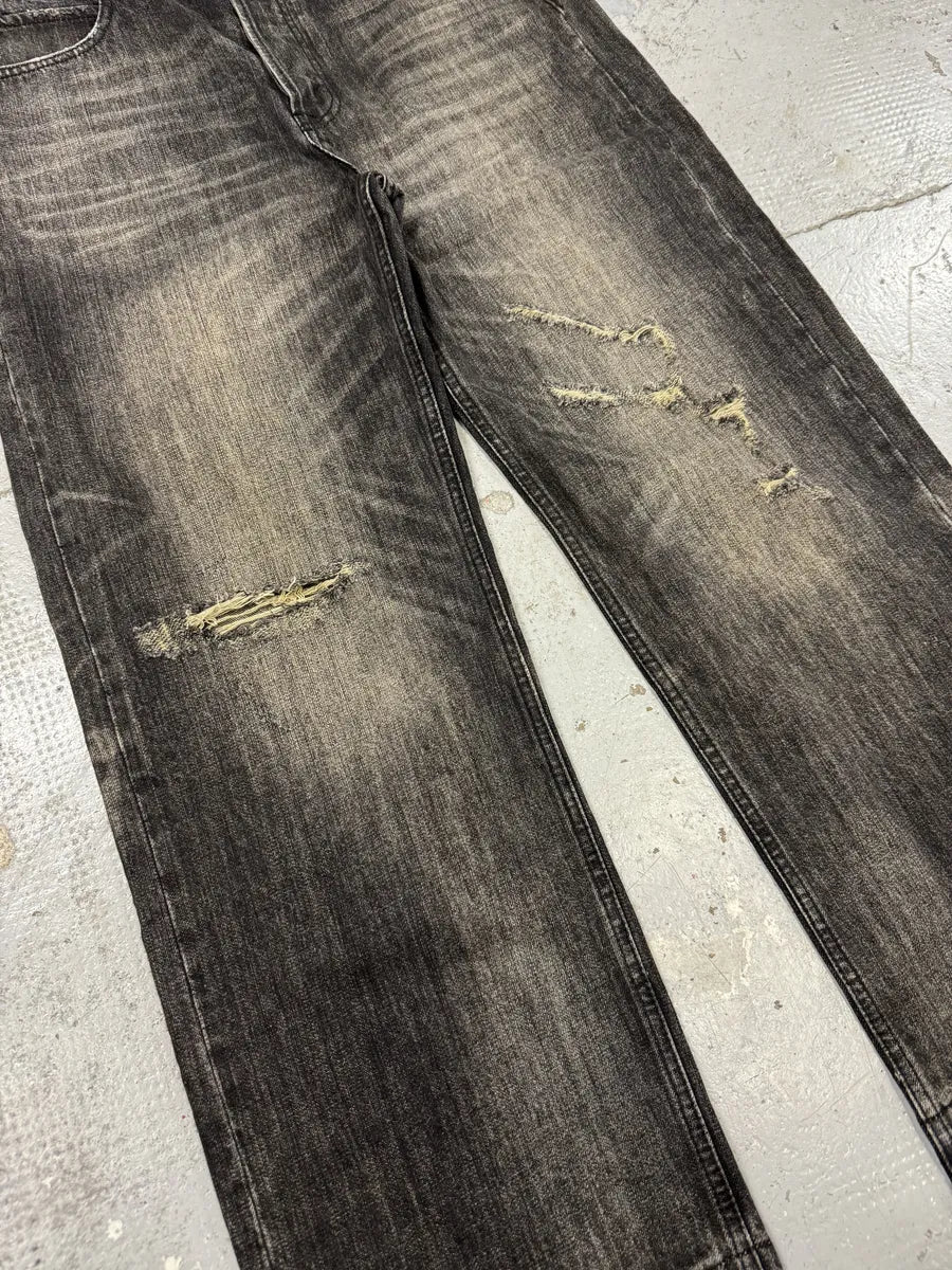 Celine Japan Eroded Grey Raw Denim Jeans jWNZEDT 11