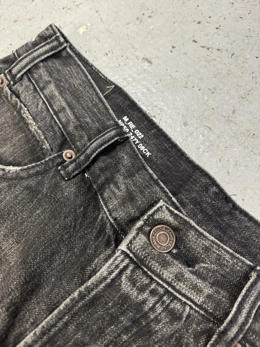 Celine Japan Eroded Grey Raw Denim Jeans jWNZEDT 9
