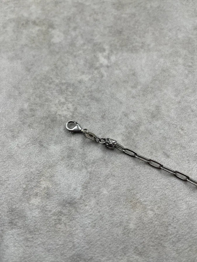 Cesare Paciotti 925 Silver Metal Dagger Chain Bracelet liOyaPq 5