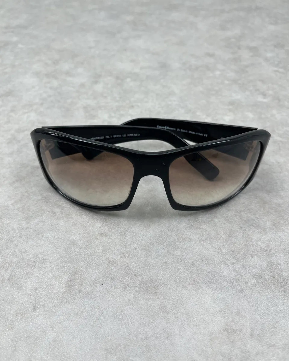 Cesare Paciotti Black Acetate Dagger Logo Sunglasses IdTdSkI 3