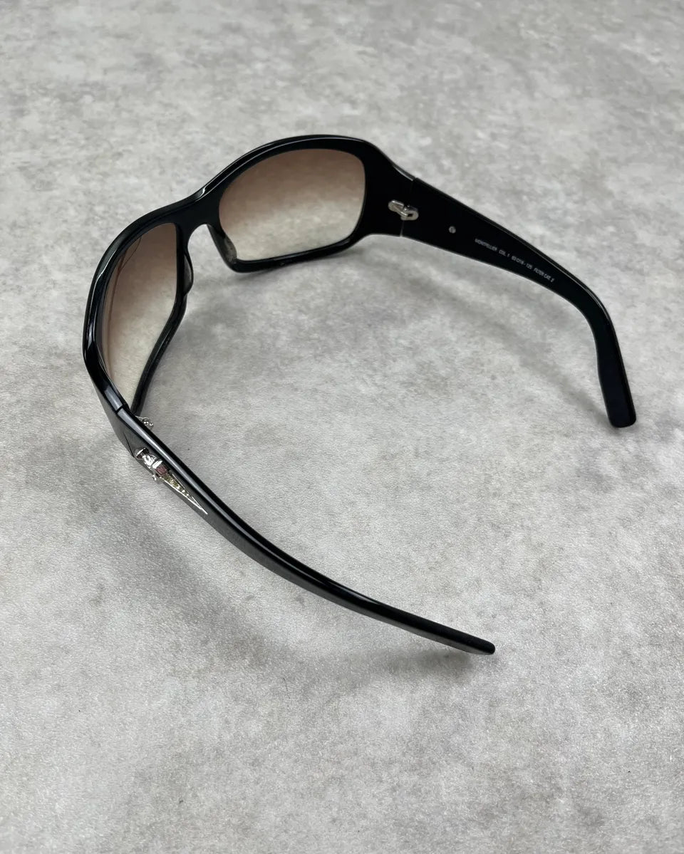 Cesare Paciotti Black Acetate Dagger Logo Sunglasses IdTdSkI 5