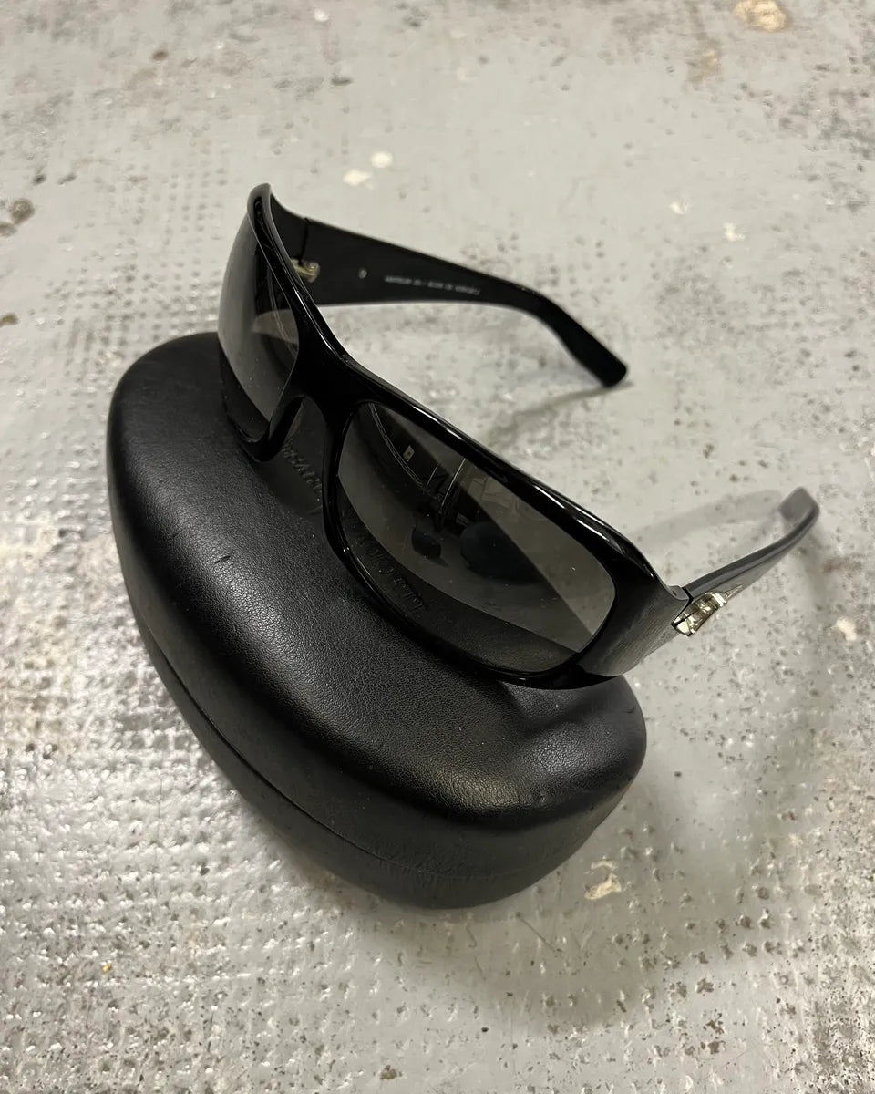 Cesare Paciotti Black Acetate Dagger Sunglasses jnwOjpY 0