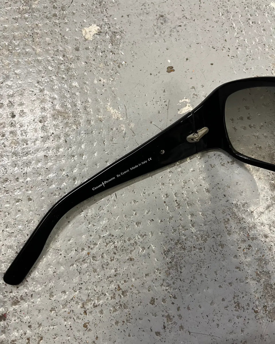 Cesare Paciotti Black Acetate Dagger Sunglasses jnwOjpY 10