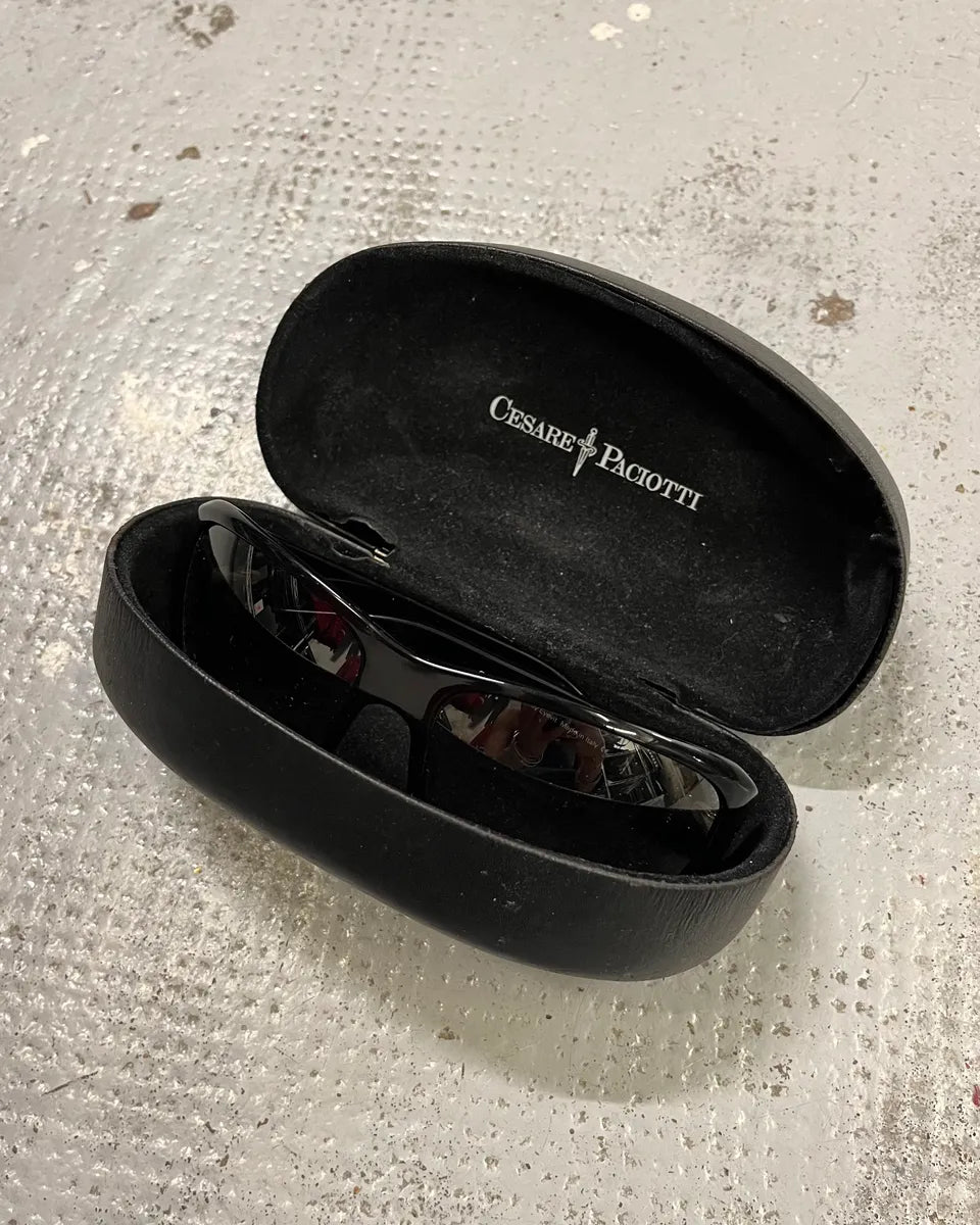 Cesare Paciotti Black Acetate Dagger Sunglasses jnwOjpY 3