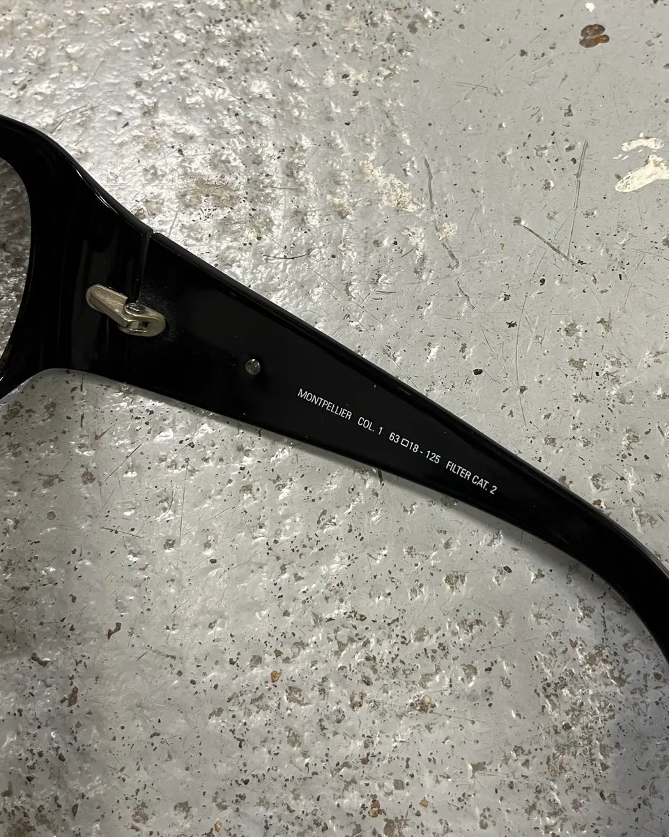 Cesare Paciotti Black Acetate Dagger Sunglasses jnwOjpY 9